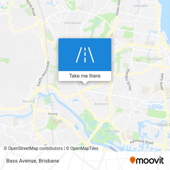 Bass Avenue map