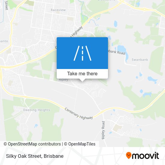 Silky Oak Street map