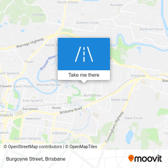 Burgoyne Street map