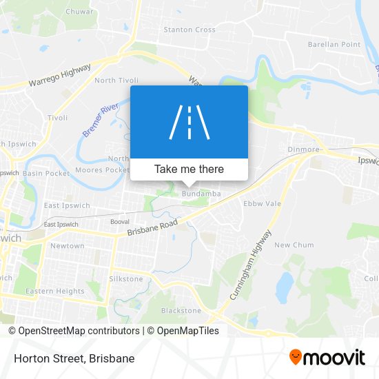 Horton Street map