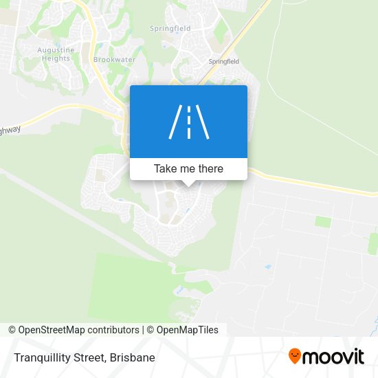 Tranquillity Street map