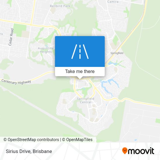 Sirius Drive map