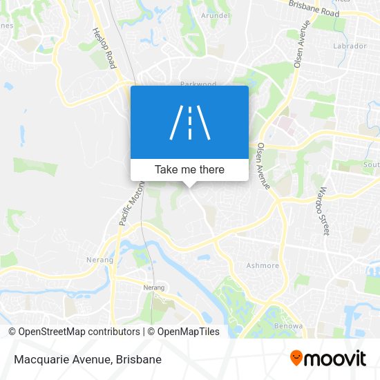 Macquarie Avenue map
