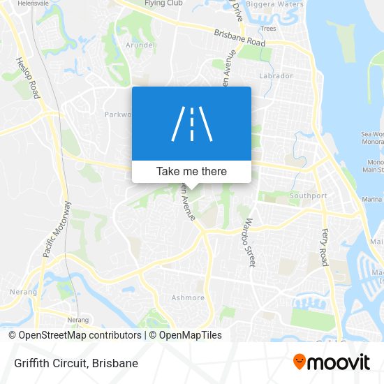 Griffith Circuit map