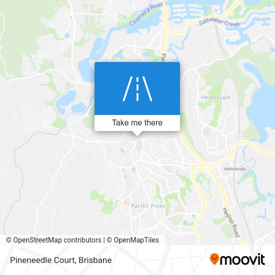 Pineneedle Court map