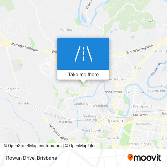 Rowan Drive map