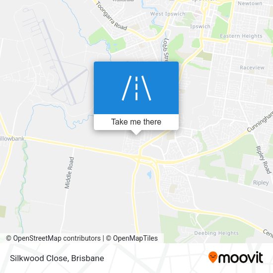 Silkwood Close map