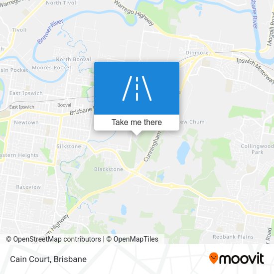 Cain Court map