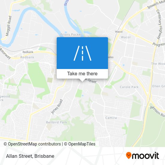 Allan Street map