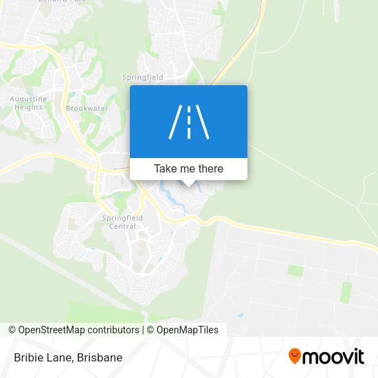 Bribie Lane map