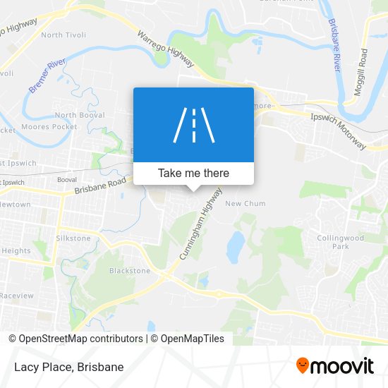 Lacy Place map