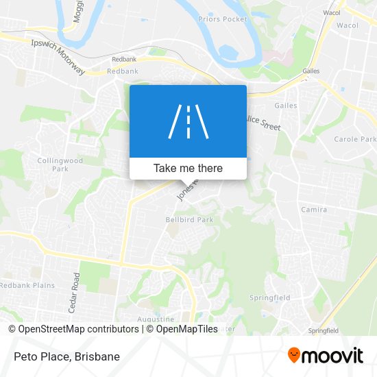 Peto Place map