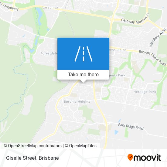 Giselle Street map