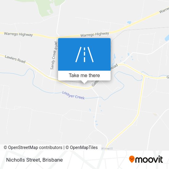 Nicholls Street map
