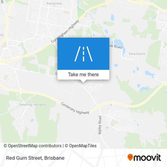 Red Gum Street map