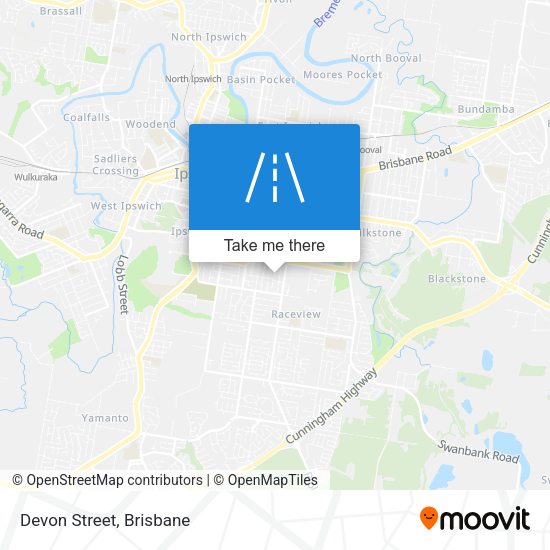 Devon Street map