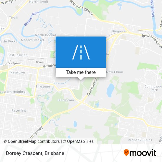 Dorsey Crescent map