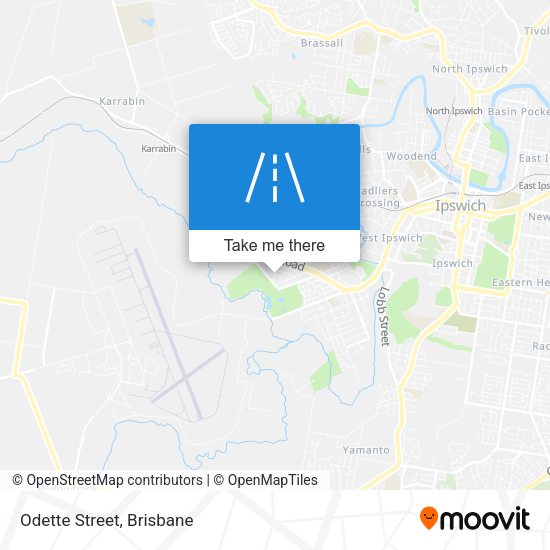 Odette Street map
