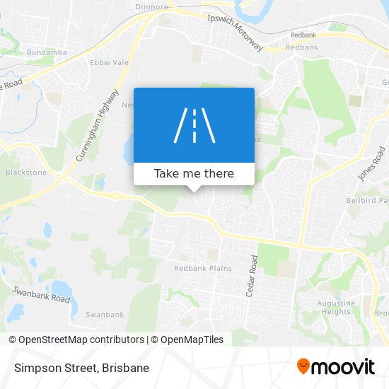 Simpson Street map