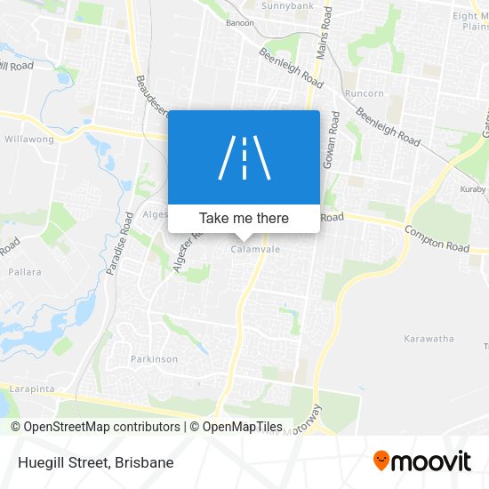 Huegill Street map