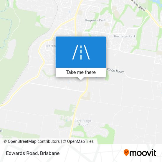 Edwards Road map