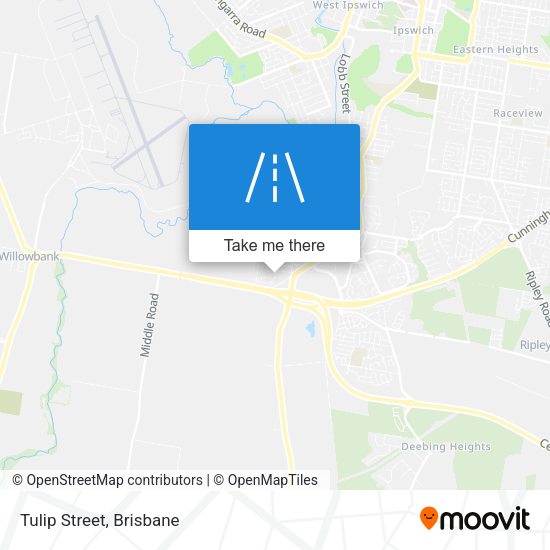 Tulip Street map
