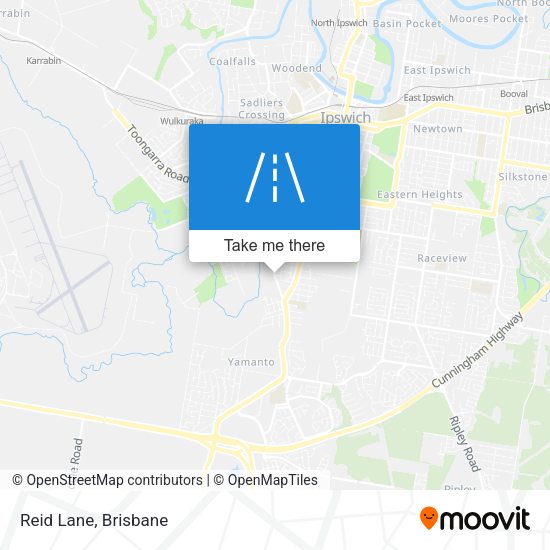 Reid Lane map