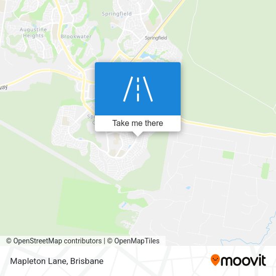 Mapleton Lane map