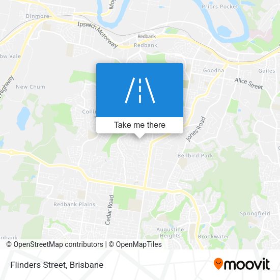 Flinders Street map