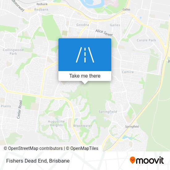Fishers Dead End map