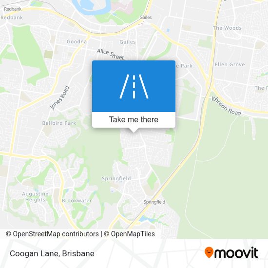 Coogan Lane map