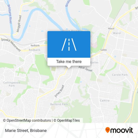 Marie Street map