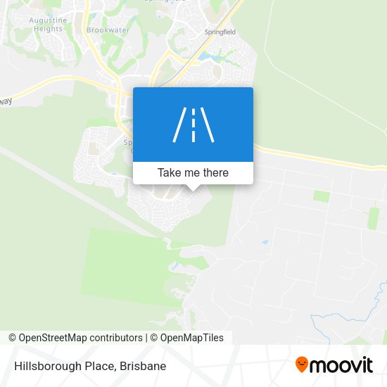 Hillsborough Place map
