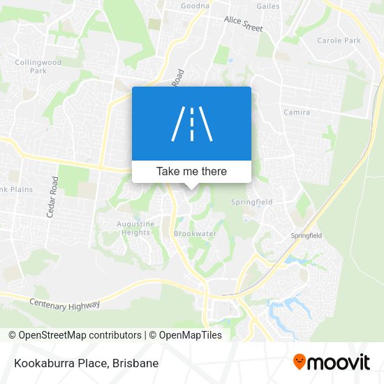 Kookaburra Place map