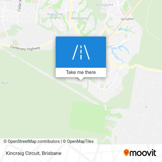 Kincraig Circuit map