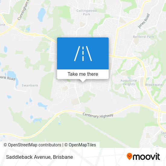 Saddleback Avenue map