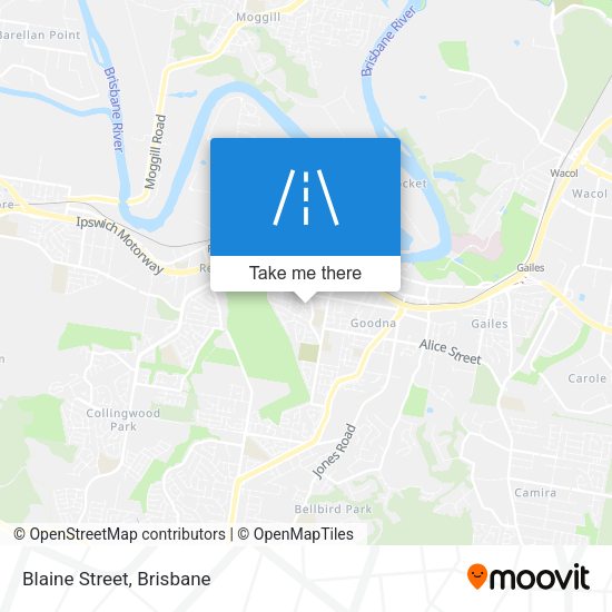 Blaine Street map