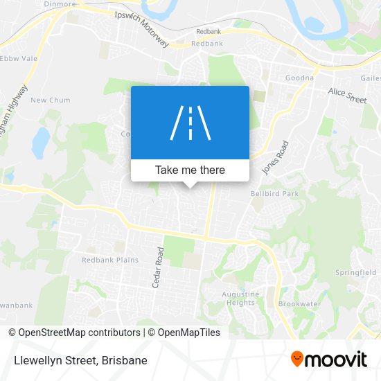 Llewellyn Street map