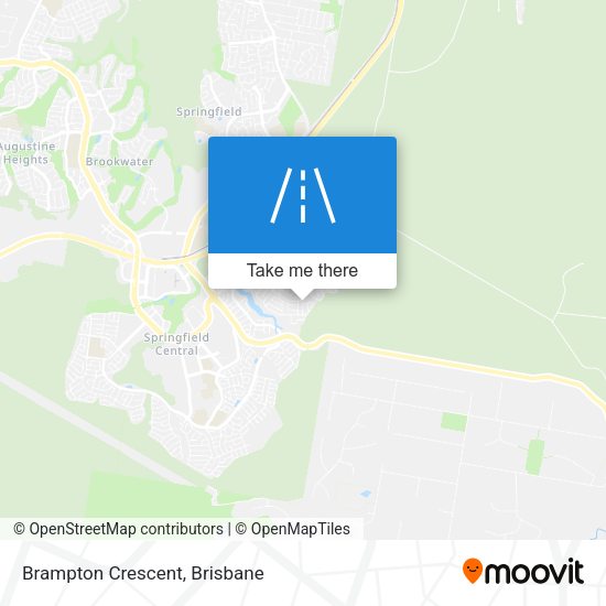 Brampton Crescent map