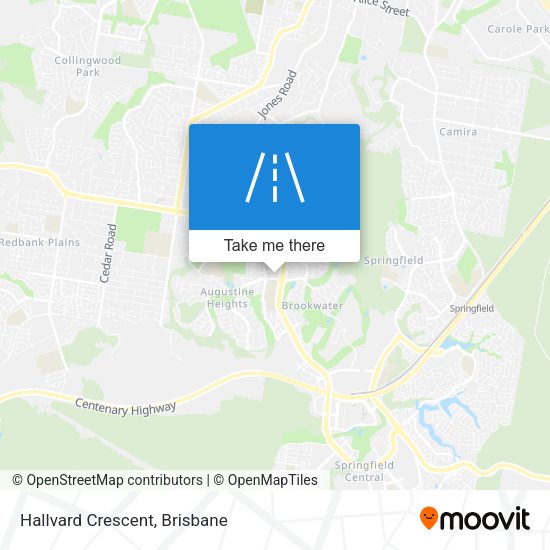 Hallvard Crescent map