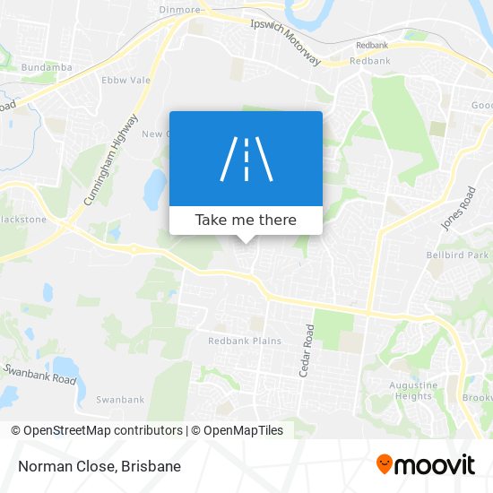 Norman Close map