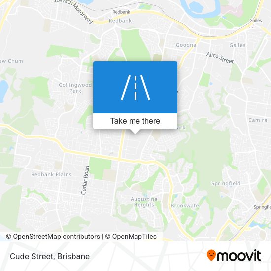 Cude Street map