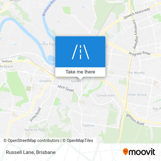 Russell Lane map