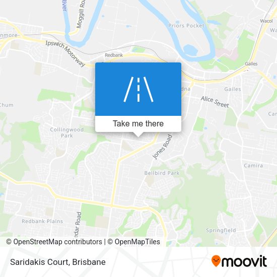 Saridakis Court map