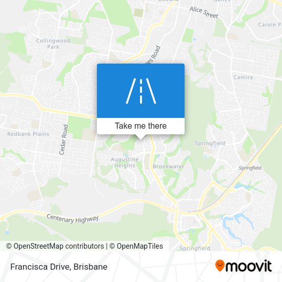 Francisca Drive map