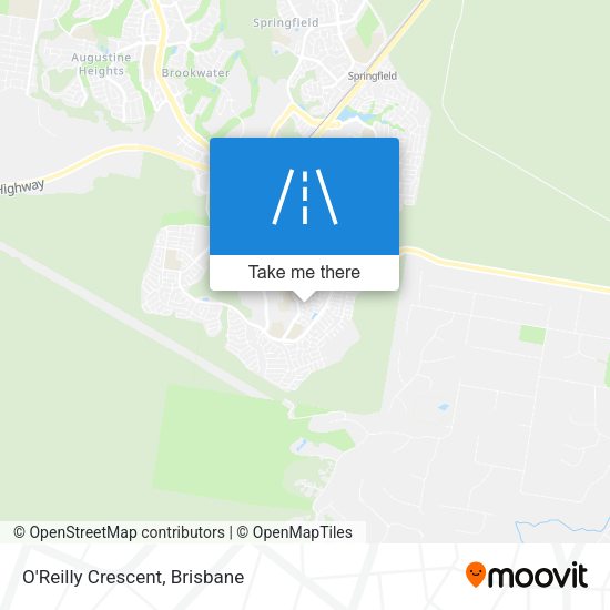 O'Reilly Crescent map