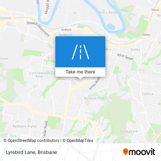 Lyrebird Lane map