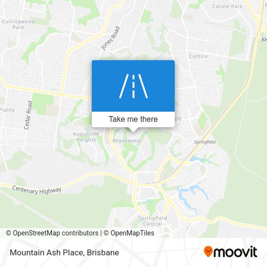 Mountain Ash Place map