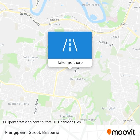 Frangipanni Street map