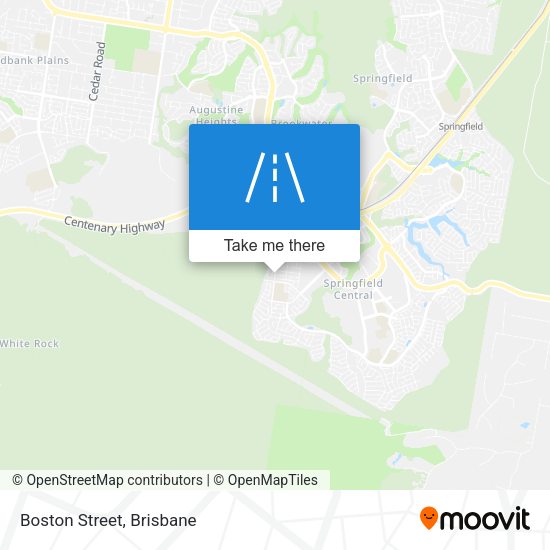 Boston Street map